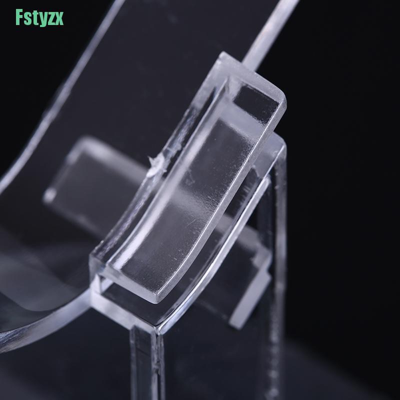 fstyzx clear plastic wrist watch display rack holder sale show case stand tool