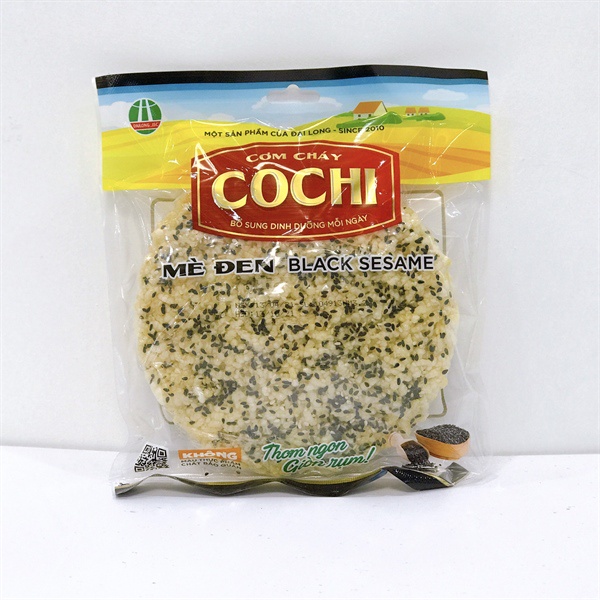 Cơm cháy Cochi túi 15g (vị mè đen, ruốc hành) - Đặc sản Ninh Bình, cơm cháy Đại Long