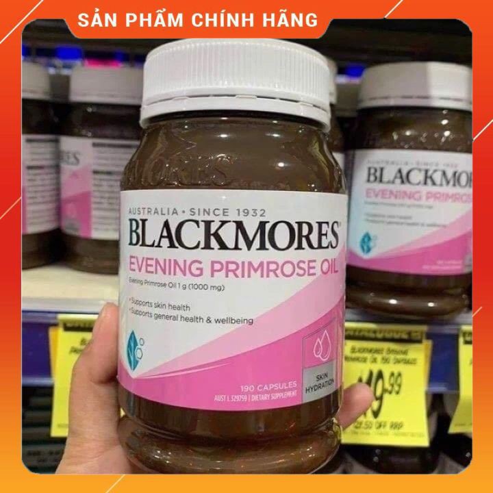 Tinh dầu hoa anh thảo Blackmores Evening Primrose Oil mẫu mới 190v