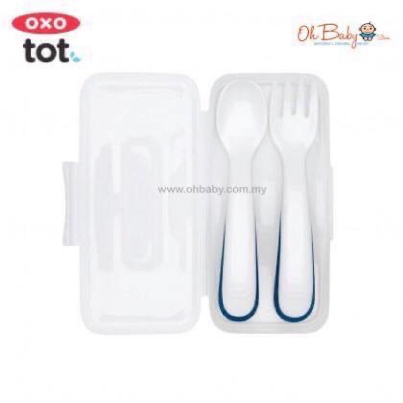 Set nĩa muỗng Oxo cho bé 12m+