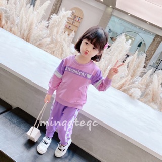 (minqate) Bộ Mặc Nhà Cho Bé Gái Chất Cotton Tàu Cực Xịn Hàng Đẹp Bán Shop