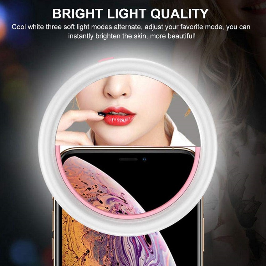 Đèn tròn LED SELENS hỗ trợ chụp ảnh tự sướng thích hợp cho Android &amp; iPhone