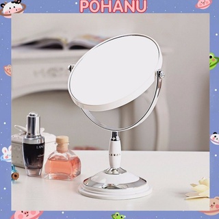 Gương trang điểm Pohanu gương để bàn cỡ lớn 2 mặt xoay 360 độ GT11