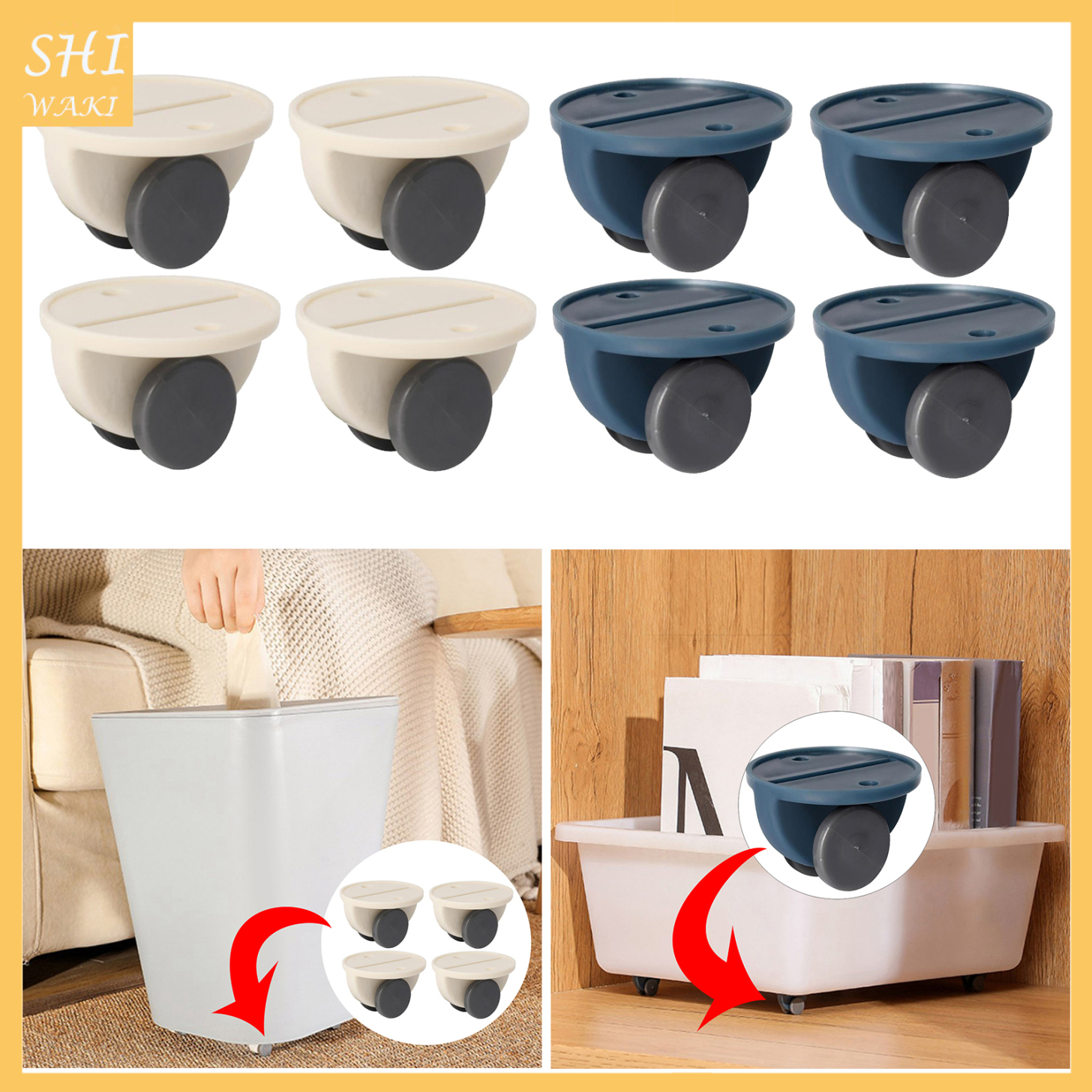 Set 4 Bánh Xe Chuyên Dụng Dành Cho Đồ Nội Thất