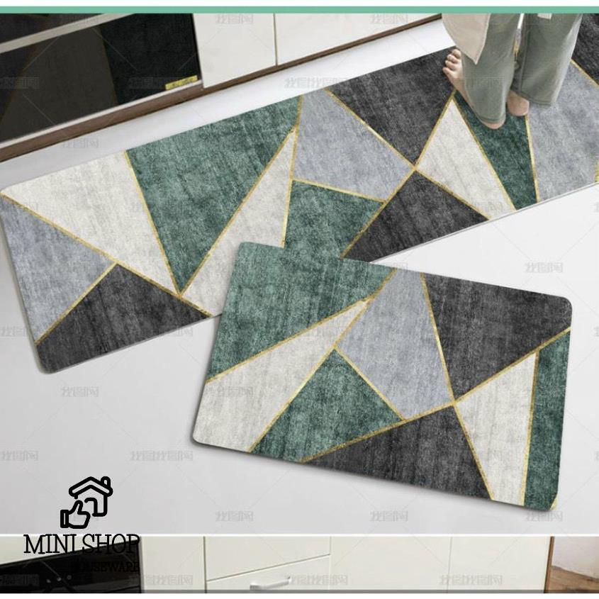 Thảm Lau Chân Nhà Bếp Dài Chống Trượt Thấm Nước Cao Cấp