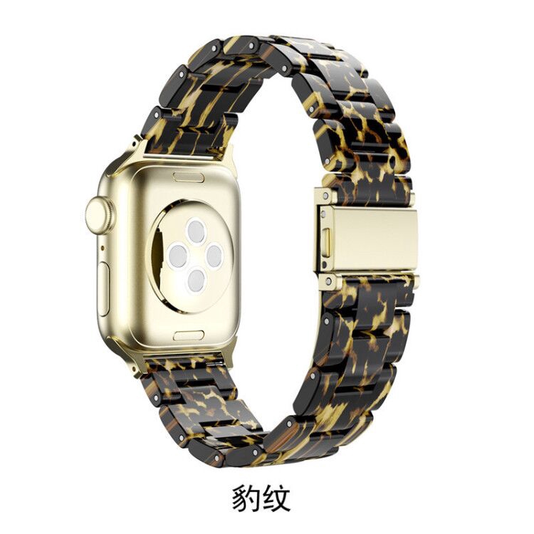 Dây Đeo Bằng Thép Không Gỉ Trong Suốt Cho Đồng Hồ Thông Minh Apple Watch 5 4 3 2 1 Kích Thước 38mm 40mm 42mm 44mm