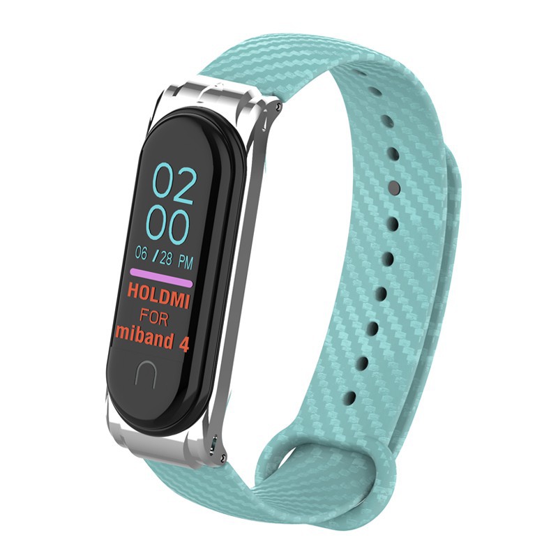 Sale 70% Dây đeo thay thế chất liệu silicon cho Xiaomi Mi Band 4, Black Giá gốc 117,000 đ - 12C55