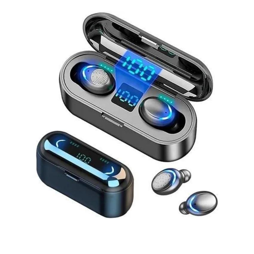 Tai nghe bluetooth không dây Amoi F9 TWS 5.0 ,tai nghe nhét tai gaming,pin 4-6h sử dụng,chống nước IPX7 dùng cho IP,ANDR