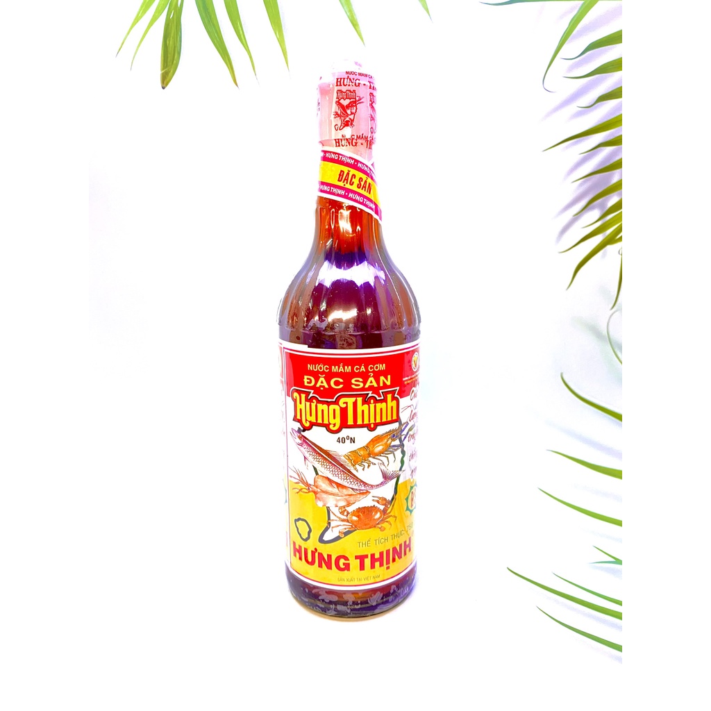 Nước mắm nhỉ Cá cơm Hưng Thịnh 40 độ đạm 750ml