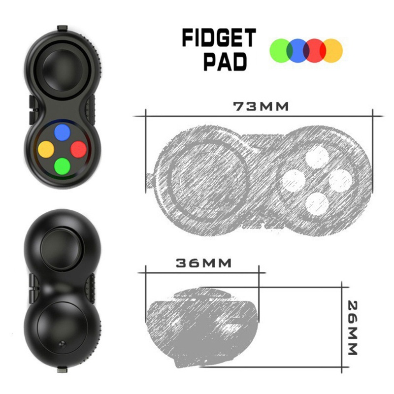 Đệm Chơi Game Nerf Bằng Nhựa ABS Mịn Kèm Móc Khóa Giúp Giảm Căng Thẳng