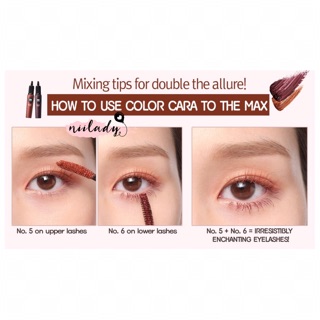 (TL HSD 5/5/2021) Mascara Peripera Ink Color Cara