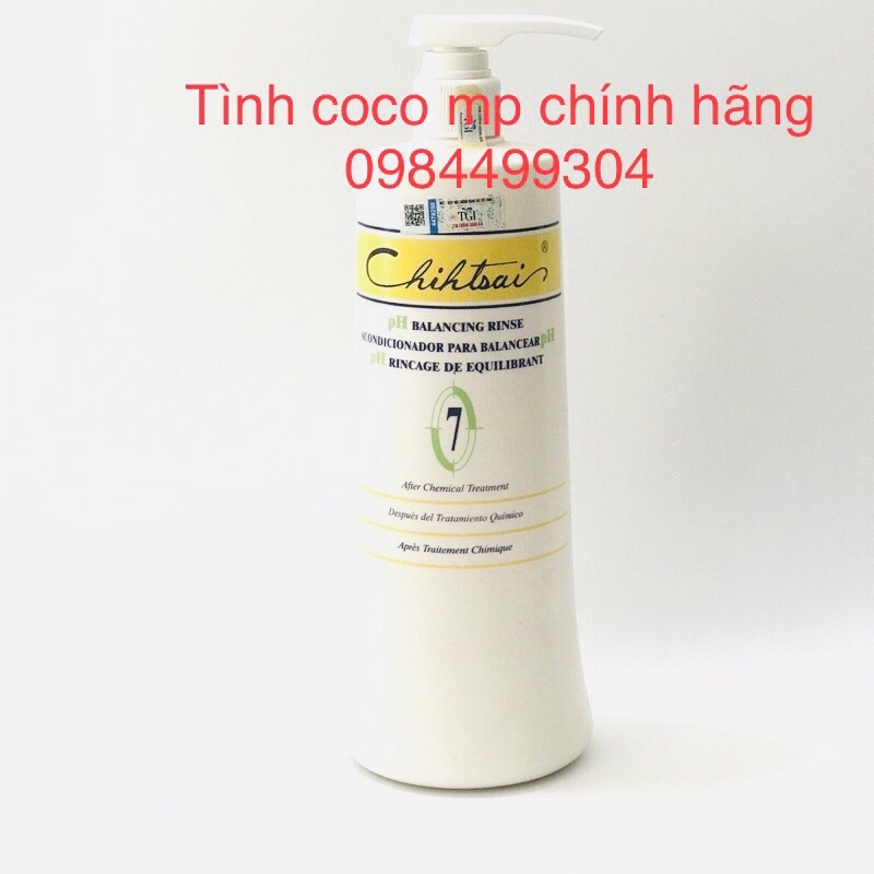 DẦU XẢ CHIHTSAI SỐ 7 1000ML CHIẾT XUẤT CÚC LA MÃ NUÔI DƯỠNG VÀ PHỤC HỒI HƯ TỔN