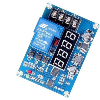 XH-M600 mạch bảo vệ,điều khiển sạc pin,ắc quy tự ngắt DC 6-60V 30A
