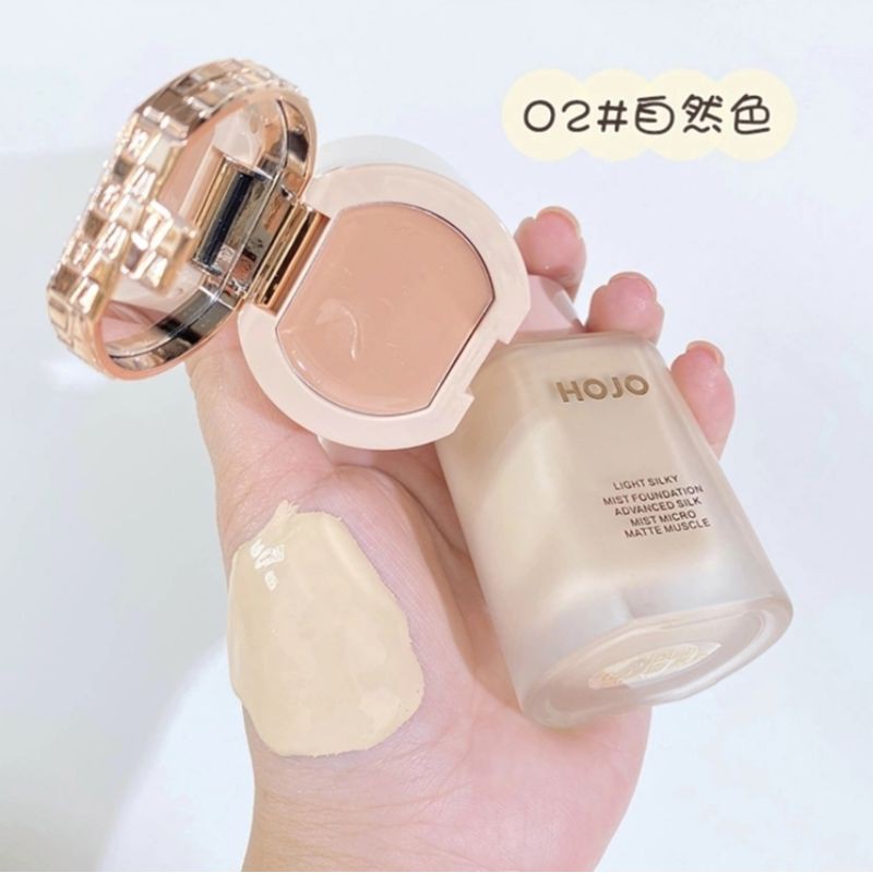 HOJO - Kem nền kèm che khuyết điểm Hojo Light Silky Mist Foundation