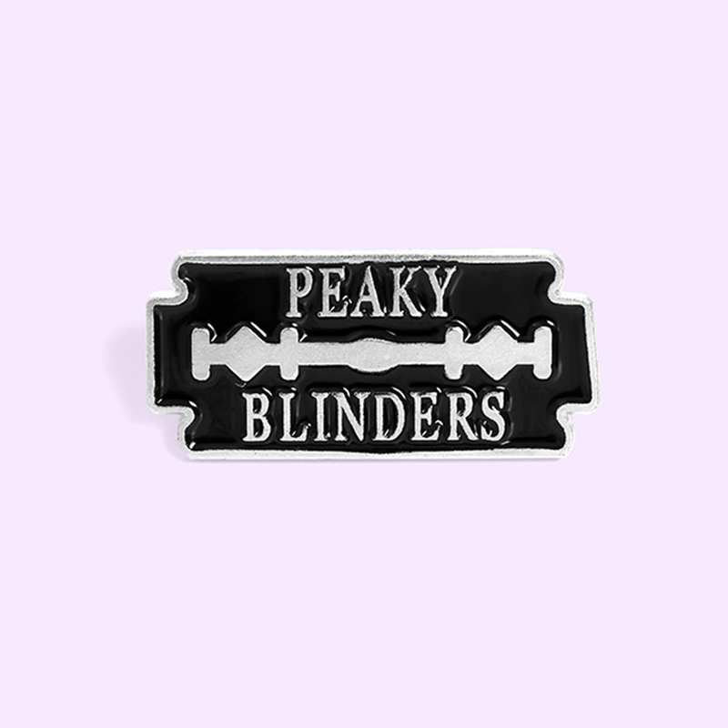 Ghim Cài Áo Hình Peaky Blinders Chất Liệu Hợp Kim Nhôm Xz2833