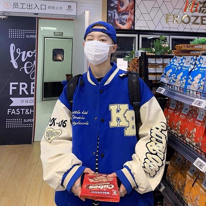 Áo khoác bomber nỉ KB HT12