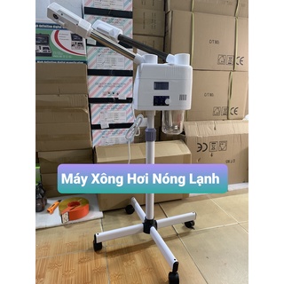 Máy xông hơi mặt 2 cần nóng lạnh, xông hơi 1 cần cho spa