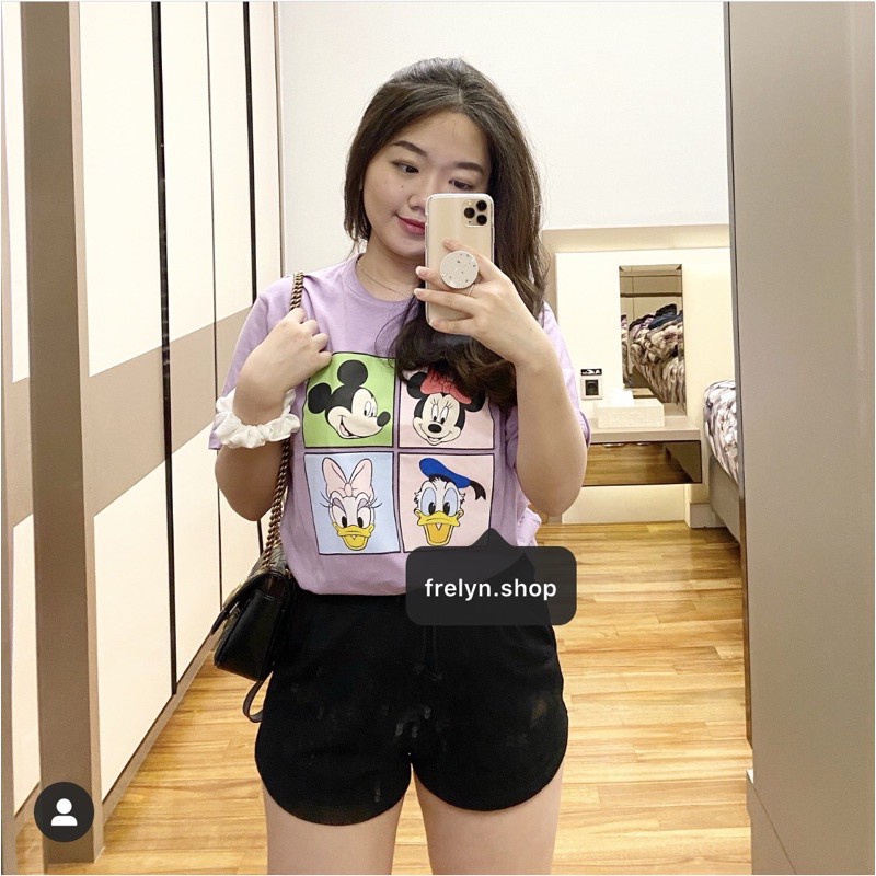 BERSHKA Sf - LILAC OVERSIZE TSHIRT | Áo thun nam ngắn tay Tumblr TEE