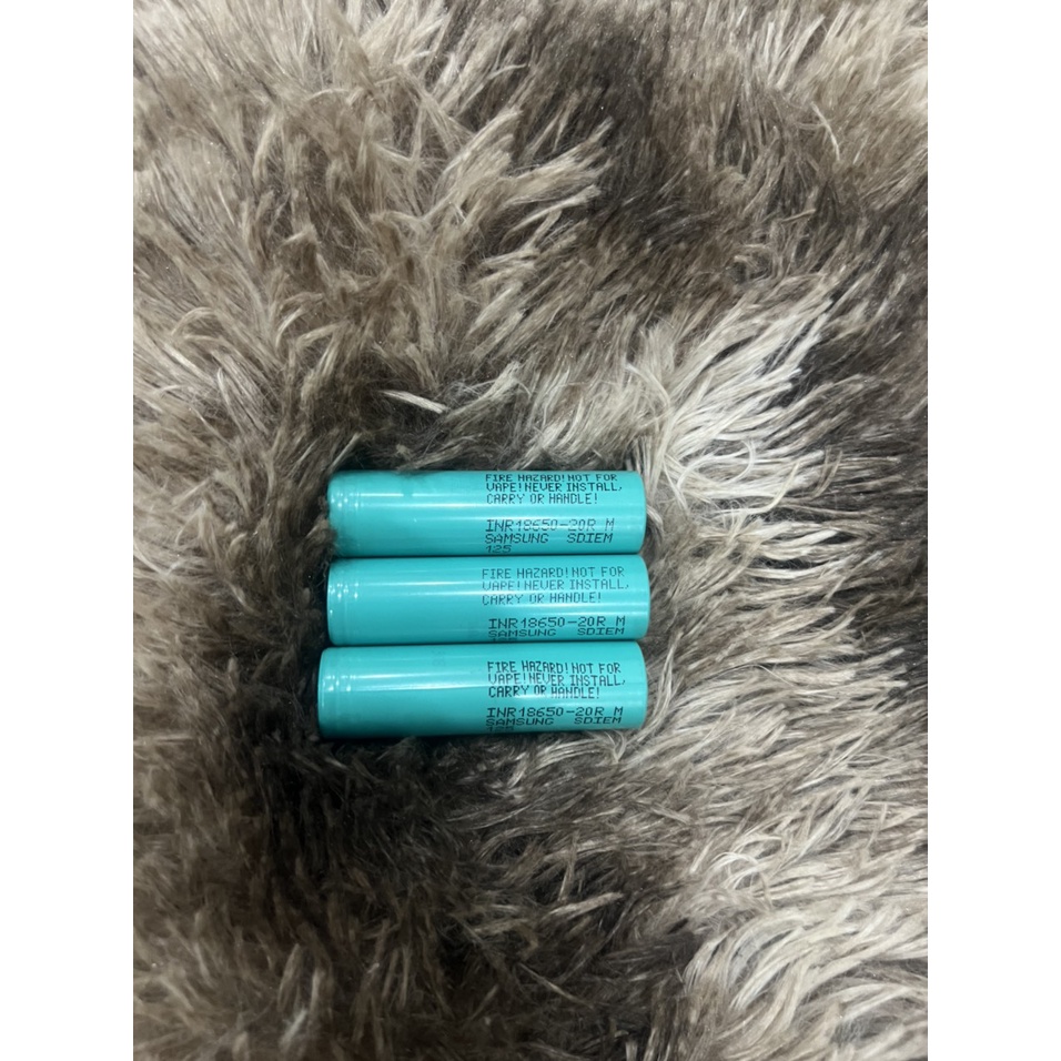 Pin Samsung 20R xả cao 20A, dung lượng 2000mAh, tháo khối chưa sử dụng. BN.