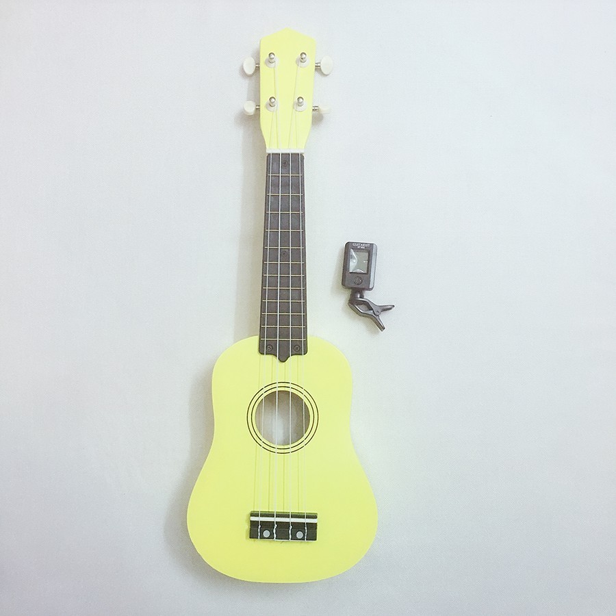 Đàn Ukulele Soprano size 21 Woim 35A15 tặng kèm máy lên dây điện tử ( Tuner ) - HÀNG CÓ SẴN