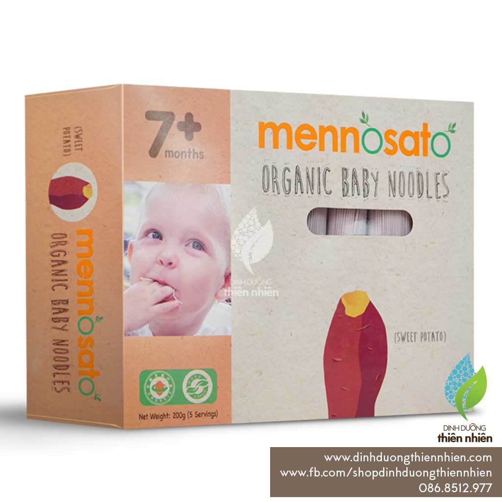 Mì Hữu Cơ Cho Bé MenNoSato Organic Baby Noodles