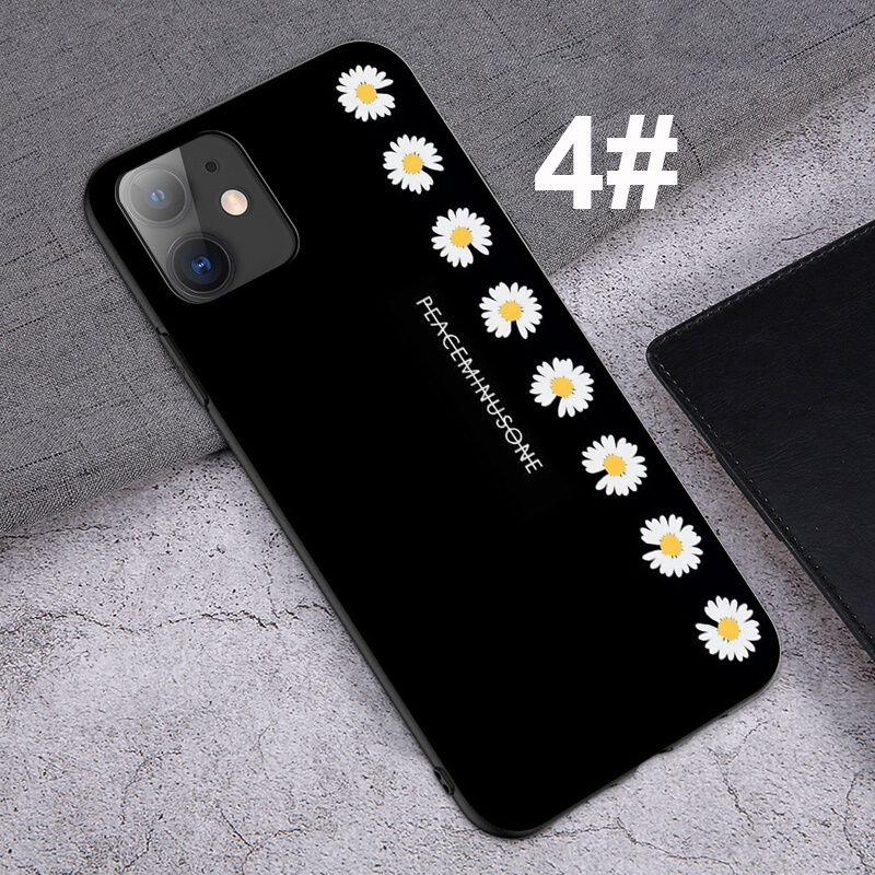 iPhone XR X Xs Max 7 8 6s 6 Plus 7+ 8+ 5 5s SE 2020 Casing Soft Case 38SF Fashion Daisy Love Hearts mobile phone case