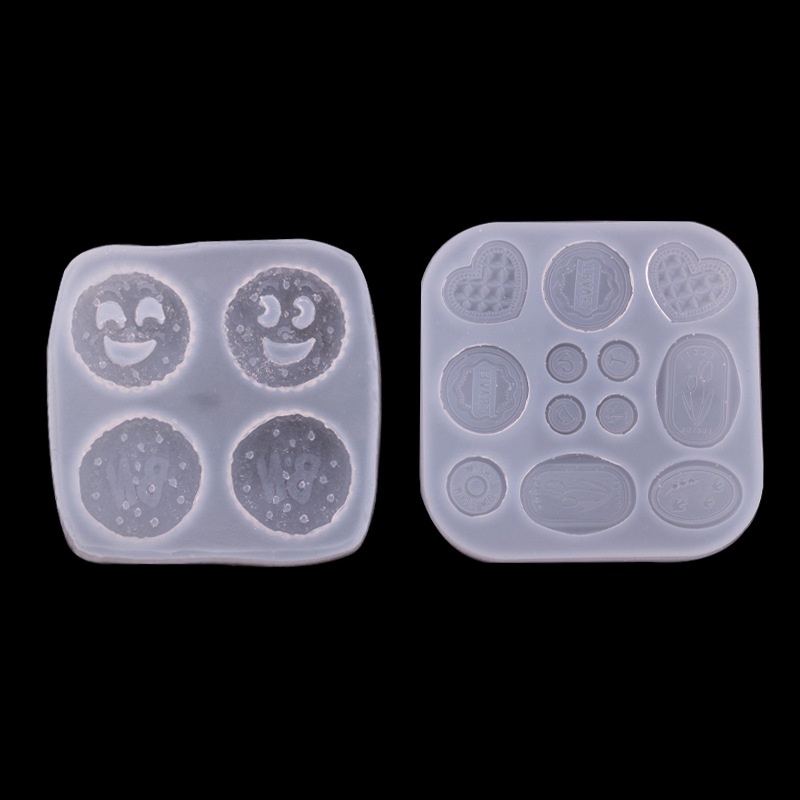 Khuôn Silicone Nhấn Bánh & Socola Hình Nút Áo Cổ Điển