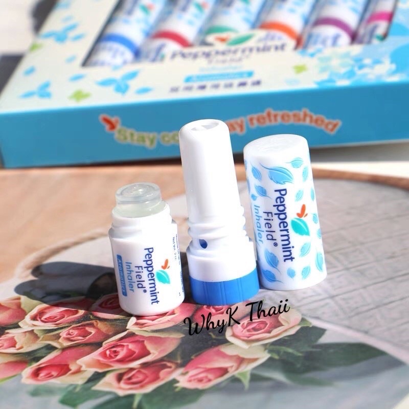 Ống Hít Thông Mũi Thái Lan Cực Kỳ Thơm Peppermint Field Inhaler