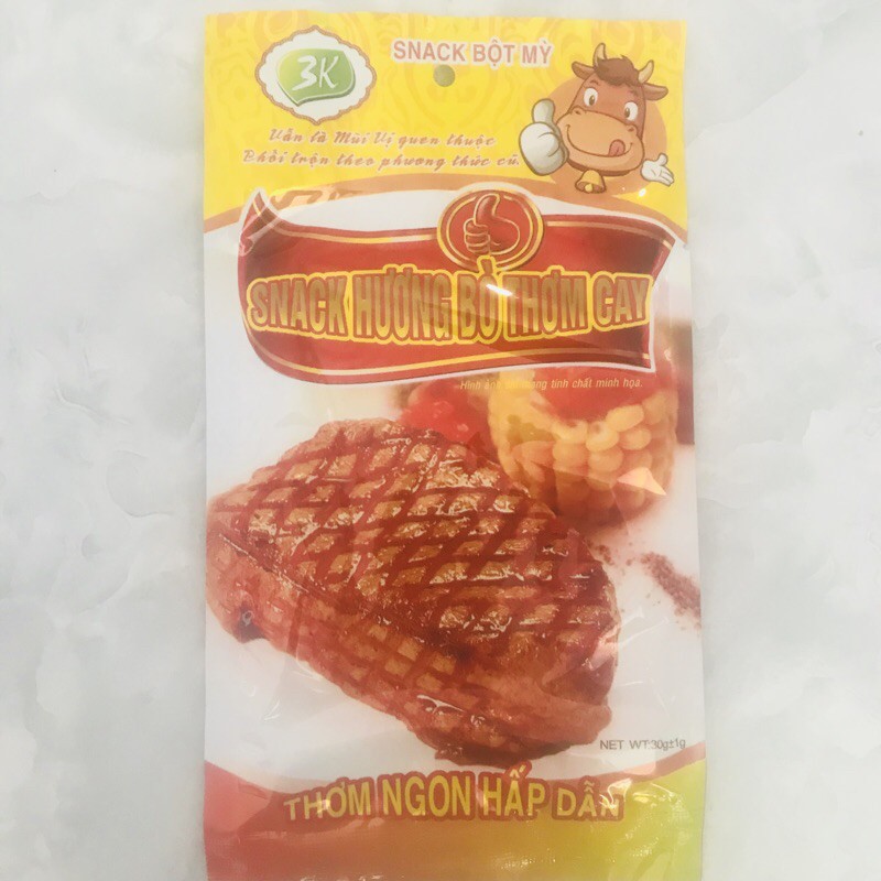 Bim Bim Snack Hương Bò Thơm Cay Thiên Long Đồ Ăn Vặt Cổng Trường Cực Hót