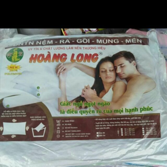 gối hơi 40cmx60cm 100% gòn