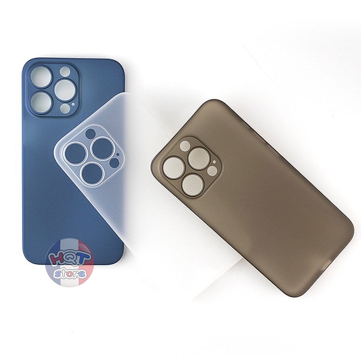 Ốp lưng nhám siêu mỏng Ultra Slim 0.4mm cho IP 13 Pro Max / 13 Pro / 13 / 13 Mini chống bám vân tay