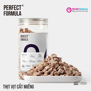 Perfect Formula Freeze Dried Duck 100gr Thit Vit Đông Khô Cho Chó Mèo