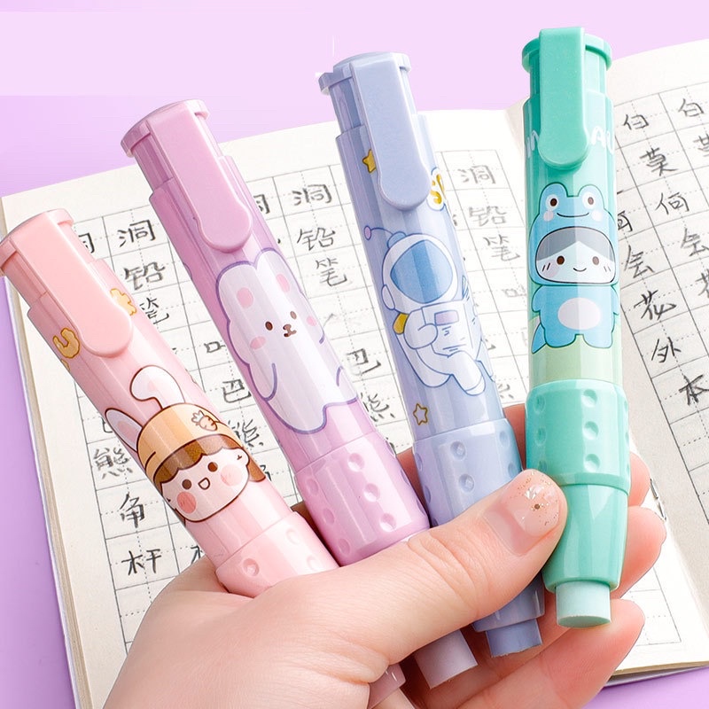 Bút bấm tẩy tiện lợi,tẩy gôm dạng bút bấm