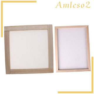 DIY Making Frame Screen Wood Paper Making Papermaking Mould Crafts 15x18CM