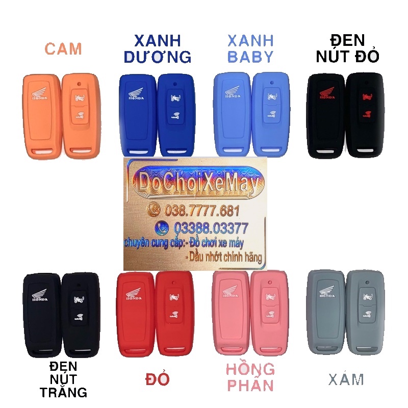 Bọc chìa khoá smartkey bao bảo vệ remote cho xe Vision 2021 2022 ,SH Mode mới, 350i 150i mới . DoChoiXeMayShop