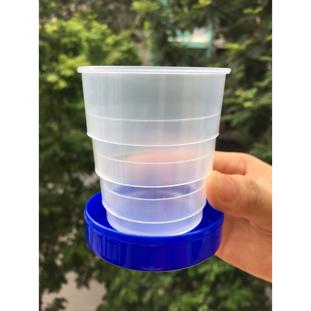Cốc nhựa gấp gọn đa năng bỏ túi tiện dụng, sử dụng trong lớp học, trường mầm non, văn phòng,ly uống nước du lịch gấp gọn