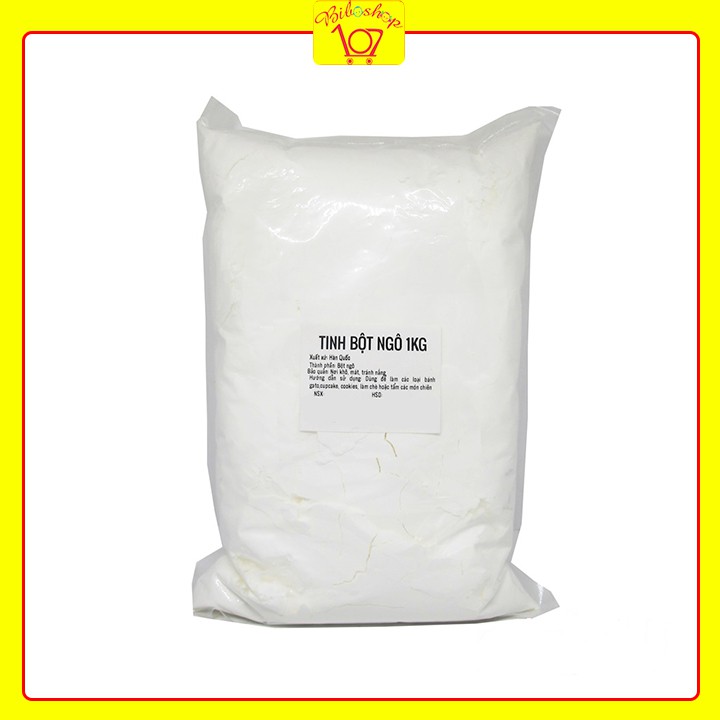 Tinh bột ngô Hàn Quốc 1kg (Tinh bột bắp)