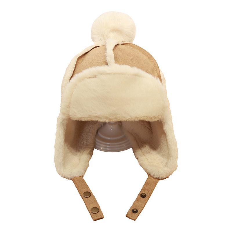 Mũ len trùm tai siêu dễ thương cho bé