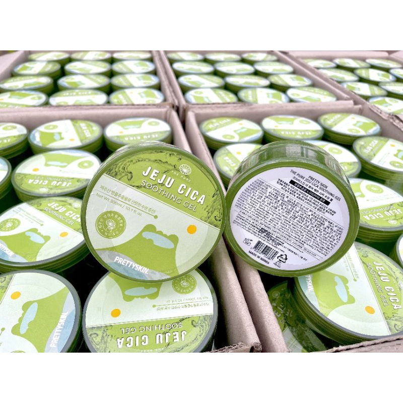 Gel dưỡng ẩm rau má Jeju Pretty Skin
