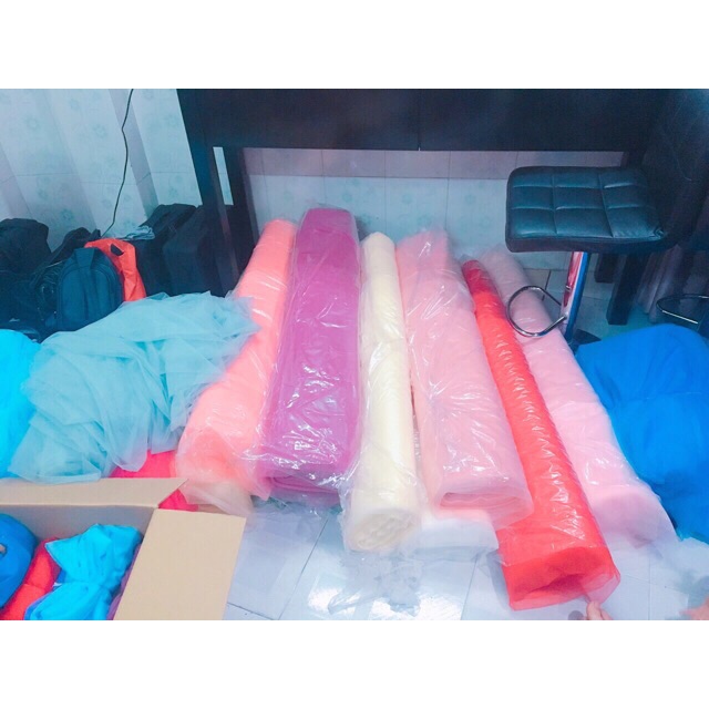 Vải voan lưới cuộn 20m