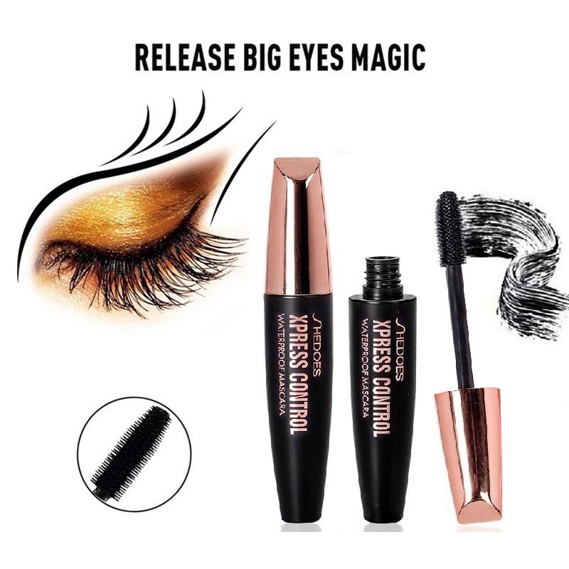 Mascara vibely chống nước làm dài và dày mi sợi lụa 4D màu đen | BigBuy360 - bigbuy360.vn