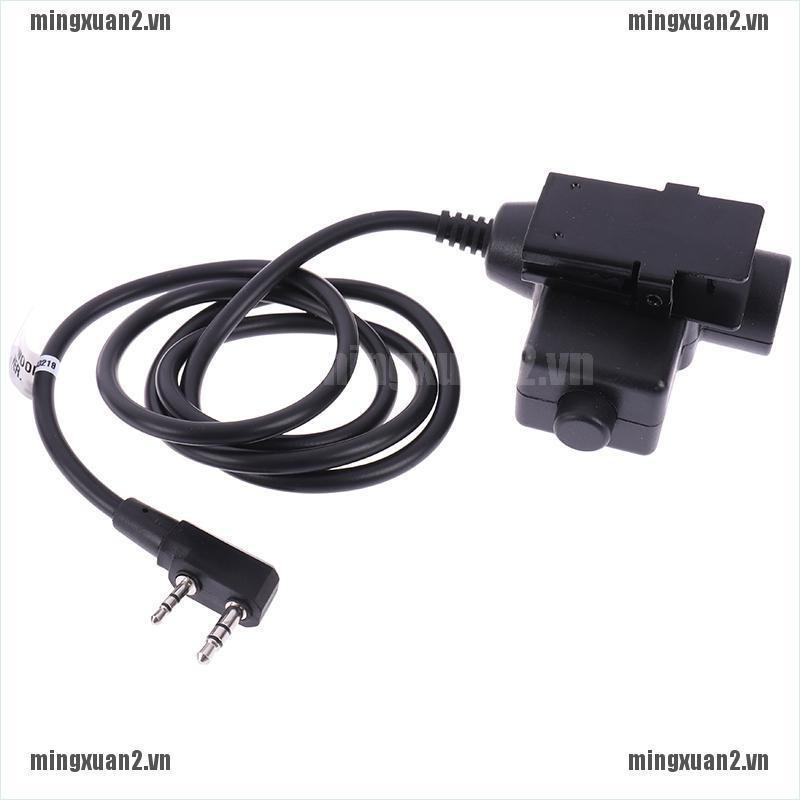 Tai Nghe Quân Sự Z-Tac U94 Cho Kenwood 2 Pin - Màu Đen