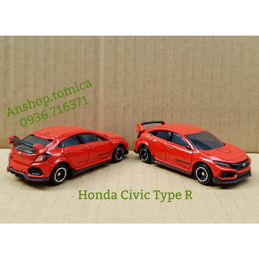 Mô hình siêu xe  H o n d a  C i v i c  màu đỏ phiên bản kỉ niệm 50 năm tomica Nhật Bản