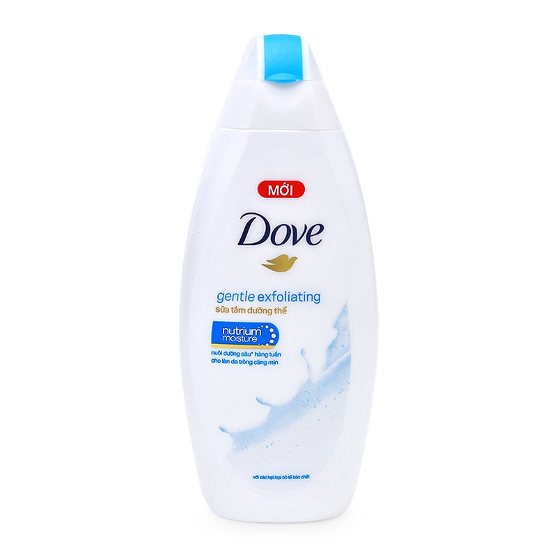 Sữa tắm hạt massage tẩy tế bào chết  Dove Gentle Exfoliating 180g