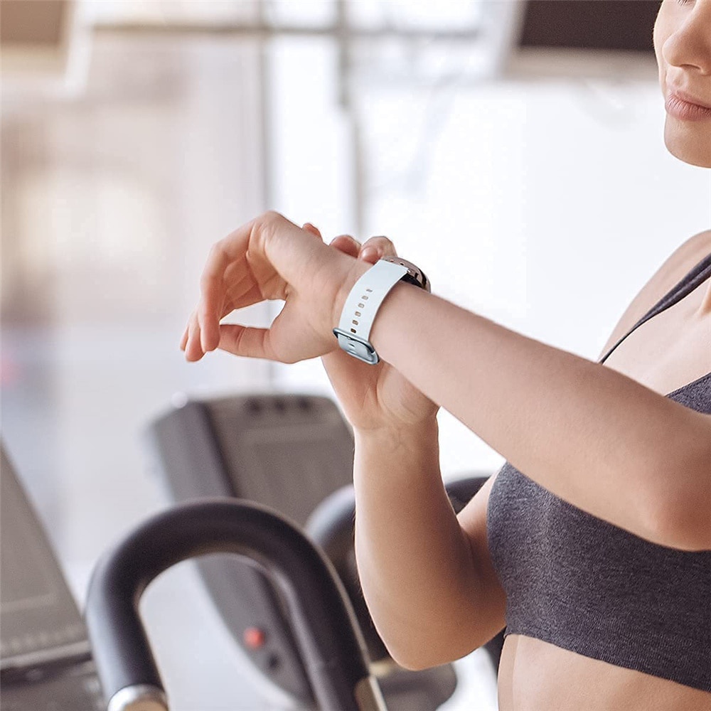 Dây đeo đồng hồ bằng silicon 46mm 42mm 40mm 44mm 41mm 45mm dành cho Samsung Galaxy Watch 4 Classic/3/Active 2