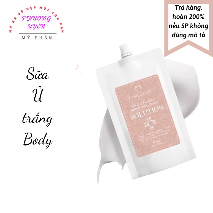 Sữa Ủ Trắng 💯 CHÍNH HÃNG HÀN QUỐC 💯 Ủ Trắng Body Solution giúp dưỡng trắng mịn mà không bào mòn da, loại bỏ các hắc tố | BigBuy360 - bigbuy360.vn