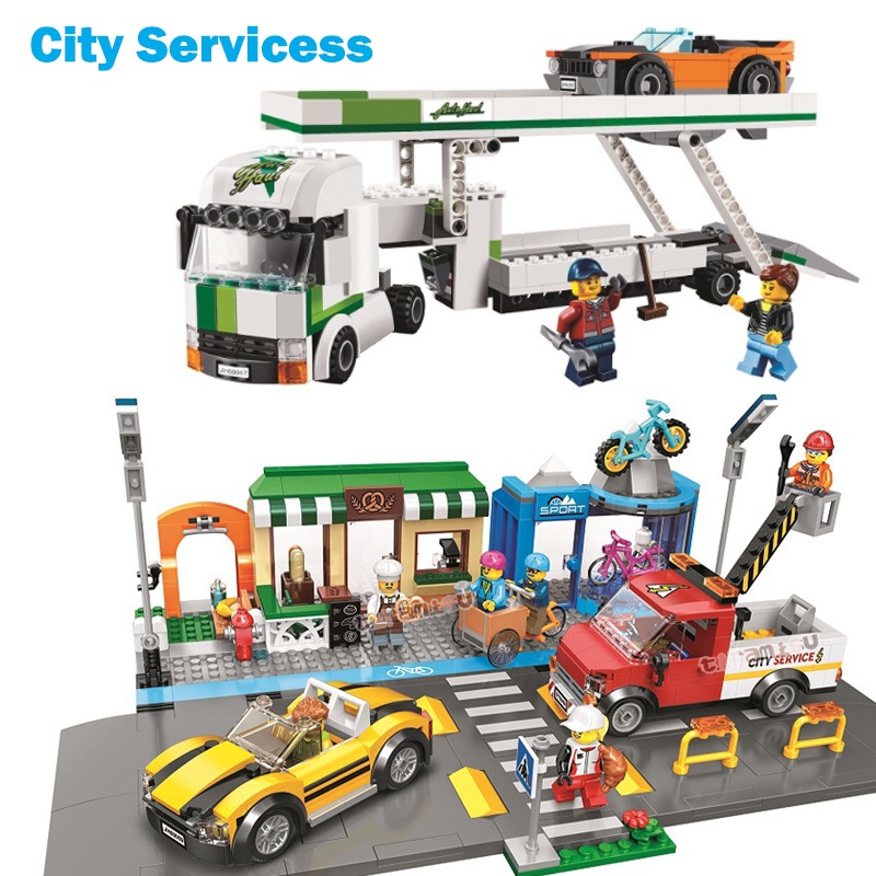 Đồ Chơi Lego 60305 60306 Hình Xe Tải