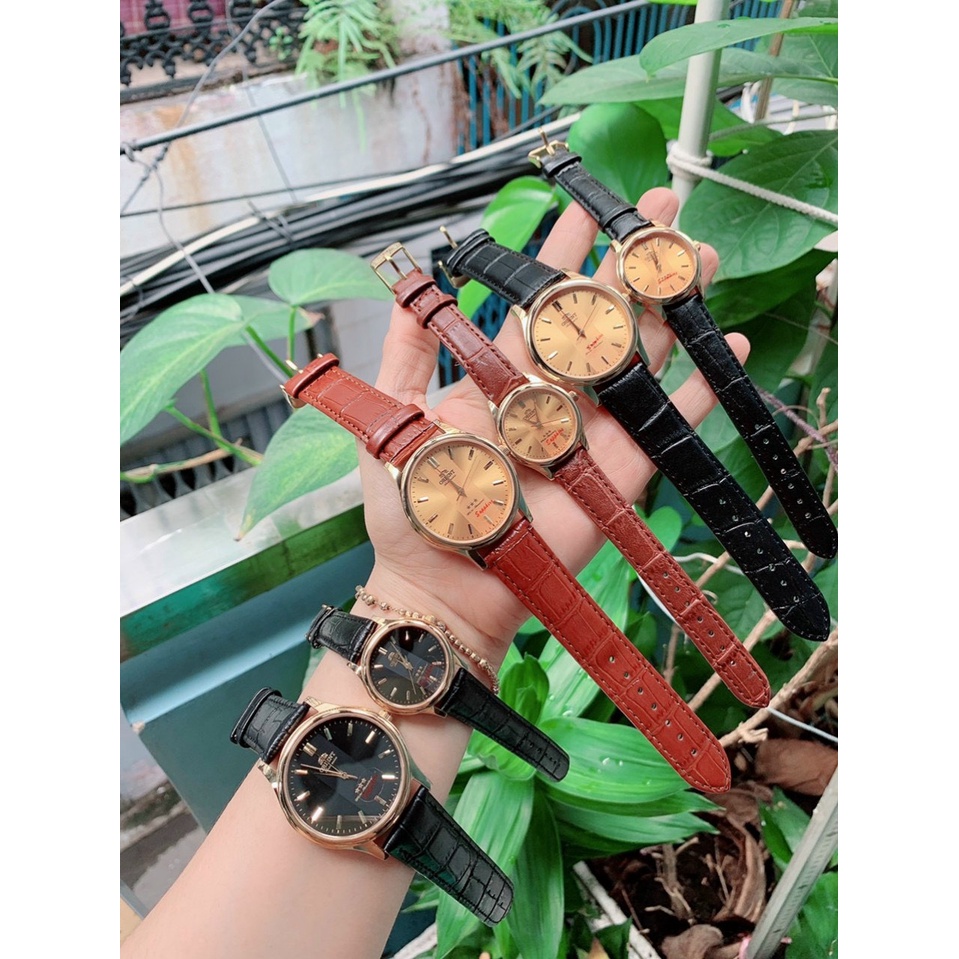 Đồng Hồ Nam Nữ Orient Máy Pin , Dây Da , Size 28mm , 30mm