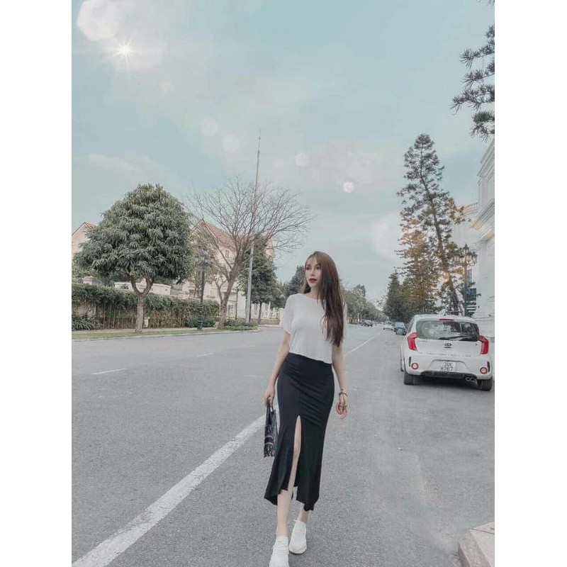 sét chân váy dài