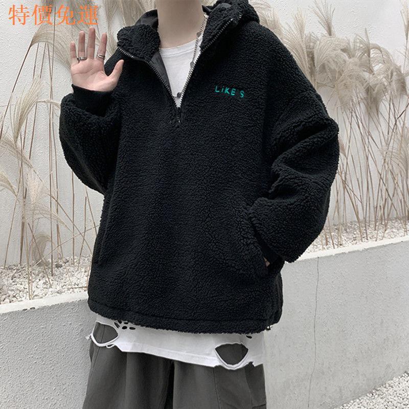 Áo Hoodie Vải Cashmere Dáng Rộng Kiểu Hàn Quốc Thời Trang Thu Đông